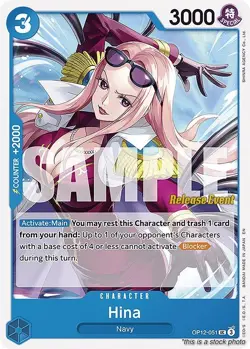 Hina [OP12 RE - OP12-051] - NM TCG One Piece - Image 1