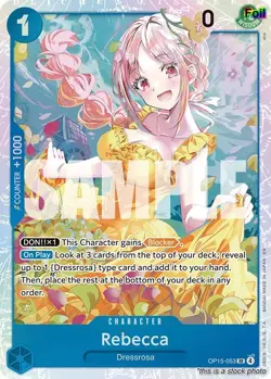 Rebecca [OP15-EB04 - OP15-053] - LP [Foil] TCG One Piece - Image 1