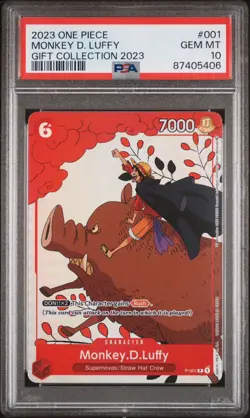 2023 One Piece Gift Collection Complete 13 Card PSA 10 set - Image 2