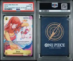 2025 ONE PIECE PROMOS #106 ZEUS PSA 10 - Image 3