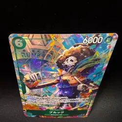 Brook OP15-032 SR Parallel Alt Art Adventure on Kami's Island One Piece JP NM - Image 4