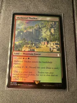 Sheltered Thicket (Foil) - PIP 0289- NM - MTG Fallout - Image 2