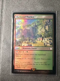 Sheltered Thicket (Foil) - PIP 0289- NM - MTG Fallout - Image 4