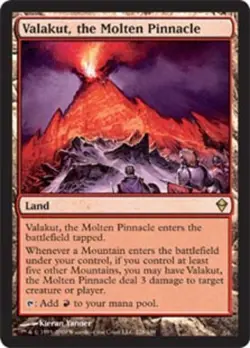 [1x] Valakut, the Molten Pinnacle Slight Play, English Zendikar MTG Magic - Image 1