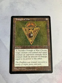 Triangle of War x1 LP Visions MTG - Image 1
