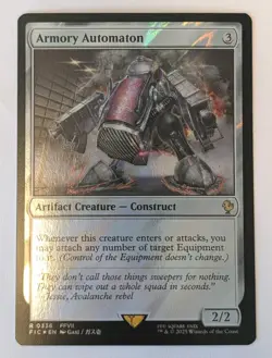 Armory Automaton (Surge Foil) Commander: Final Fantasy - MTG RARE - Image 1
