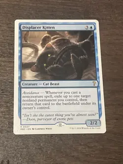 Displacer Kitten (White Border) MTG Mystery Booster 2 Non-Foil Near Mint - Image 1