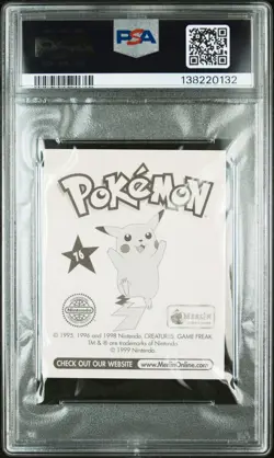 1999 MERLIN POKEMON #76 GOLEM PSA 10 - Image 2