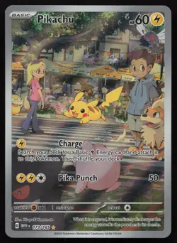 Pikachu 173/165 Illustration Rare 151 Pokemon English NM - Image 1