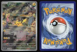 Pikachu 173/165 Illustration Rare 151 Pokemon English NM - Image 3