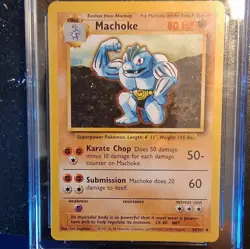 Wizards of the Coast 1999 Pokemon Base Set Machoke 34/102 CGC Pristine 10 - Image 5