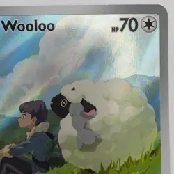 Hop's Wooloo 170/159 Pokemon SV09: Journey Together Illustration Rare Holo 2025 - Image 4