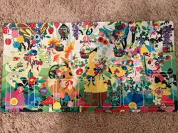 Pokemon Center Kayo Horaguchi Pikachu And Eevee Berry Forest Playmat From Japan - Image 1