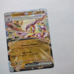 Holo Toxtricity ex 100/182 Paradox Rift Pokemon - Same Day Shipping! - Image 1