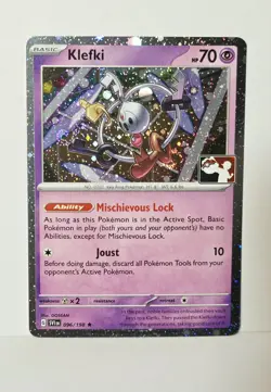 Klefki 096/198 - Cosmos Holo - Pokemon Play! Prize Pack Series Stamped Swirl NM - Image 1