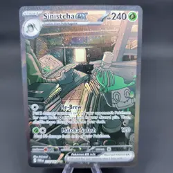 Pokemon TCG Sinistcha Ex 210/167 SIR Twlilight Masquerade Near Mint Holo - Image 1