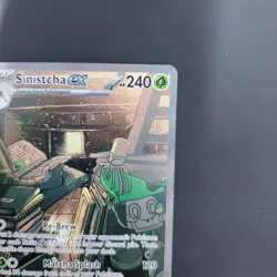 Pokemon TCG Sinistcha Ex 210/167 SIR Twlilight Masquerade Near Mint Holo - Image 5
