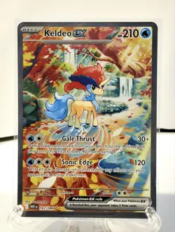 ✅Pokemon TCG Keldeo EX Card 167/086 Sir Sv: White Flare [English] - Image 1