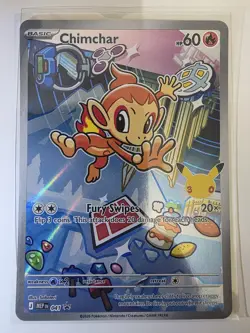 Chimchar 041 First Partner Illustration Collection Pokemon - NM - Image 1