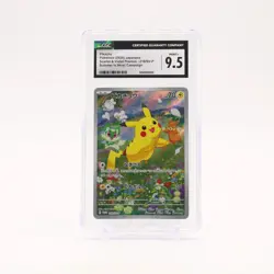 Pikachu 218/SV-P CGC 9.5 Japanese Summer of Pokeca is Here! Promo Pokemon MINT+ - Image 1