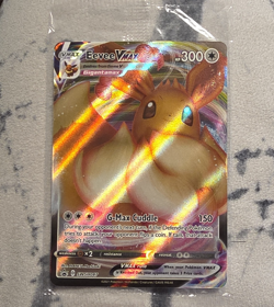 Pokemon TCG Eevee VMAX SWSH087 Holo Promo Full Art 300 HP English Sealed - Image 1
