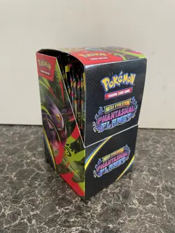 Pokemon TCG PHANTASMAL FLAMES Half Booster Box (18 Packs) unsealed box - Image 2