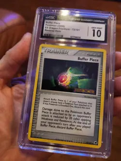 (TOP POP 6) CGC 10 GEM MINT Buffer Piece 72/101 Holo Dragon Frontiers Pokemon - Image 2