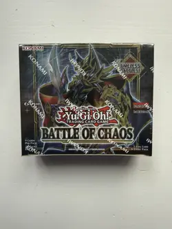 YUGIOH BATTLE OF CHAOS BOOSTER BOX BACH ENGLISH TCG 1st EDITION *NEW & SEALED* - Image 1