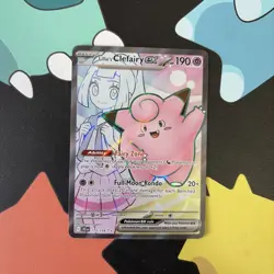 Pokemon TCG Journey Together Lillie's Clefairy EX Card 173/159 NM - Image 1