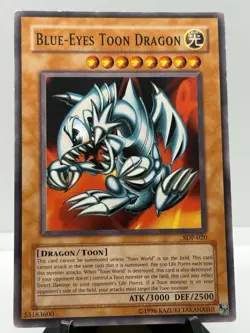 Blue-Eyes Toon Dragon Yugioh Card SDP-020 - Image 1