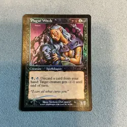 MTG - Plague Witch - Nemesis - FOIL NM MAGIC CARD - Image 1