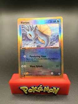 Pokemon Card - Horsea Dragon 58/97 Common Reverse Holo LP/NM - Image 1