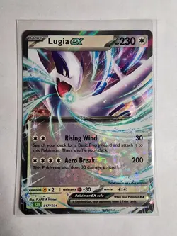 2023Pokemon - Lugia ex 017/034 Trading Card Game Classic Holo - Image 1