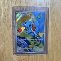 Pokemon Squirtle Promo Full Art Holo Card 003/SV-P Me: Mega Evolution Promo - Image 1
