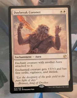 MTG Modern Masters 2015 Rare DAYBREAK CORONET NM - Image 1