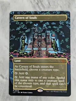 Cavern of Souls (Borderless) | Mythic MTG LCI Ixalan | Land Tribal EDH Mana | NM - Image 1