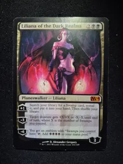 Liliana Of The Dark Realm - 2014 Core Set 102/249 - Light Played - Image 1