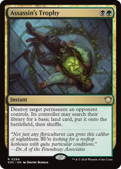 MTG Magic 1x Assassin's Trophy (M/NM) Commander Secrets of Strixhaven - Image 1