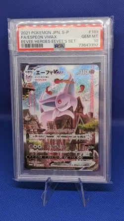 ESPEON VMAX 189/S-P PSA 10 Pokemon EEVEE HEROES Japanese Promo - Image 1