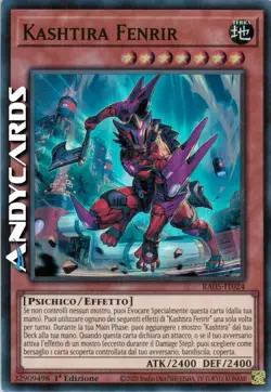 KASHTIRA FENRIR • Super R • RA05 IT024 • 1Ed • Yugioh! • ANDYCARDS - Image 1
