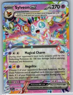 Sylveon ex 086/191 SV08: Surging Sparks - Pokemon Card - NM - Image 1