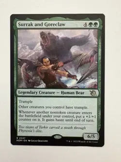Surrak and Goreclaw MTG Magic the Gathering Card NM Near Mint MOM - Image 1