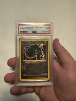PSA 7 Shining Steelix Holo 112/105 Neo Destiny 2002 Pokemon Card Unlimited - Image 2