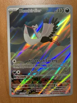 Bombirdier 219/198 Scarlet & Violet Base Set Holo NM Pokemon Card Fast Shipping - Image 1
