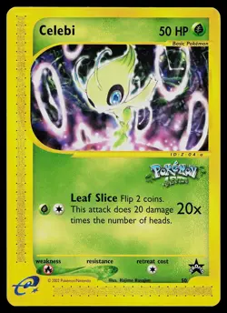 Pokemon Card - Celebi WoTC 50 Pokemon 4Ever Promo - Image 1