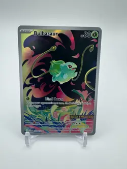 Pokemon Card Bulbasaur 133/132 Illustration Rare Stamped Promo Mega Evolution - Image 1