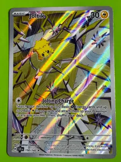 Pokemon TCG Joltik 150/142 SV07: Stellar Crown Illustration Rare LP - Image 1