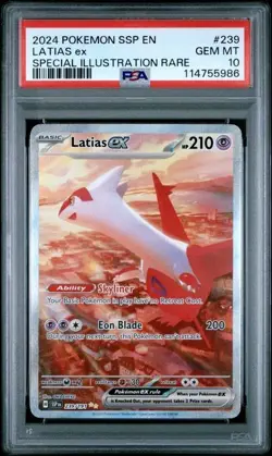Pokemon Latias EX Surging Sparks 239/191 PSA 10 Gem Mint!! - Image 1