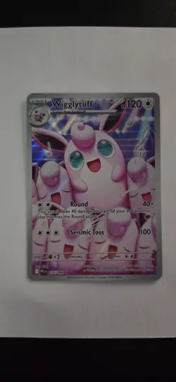 Pokemon TCG Wigglytuff 105/094 - Phantasmal Flames Illustration Rare Card - Image 1
