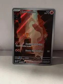 Pokemon TCG Charmander Card 168/165 SV Scarlet & Violet 151 Series - Image 1